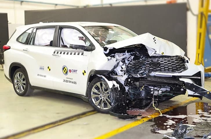 Toyota Innova Hycross BNCAP crash test